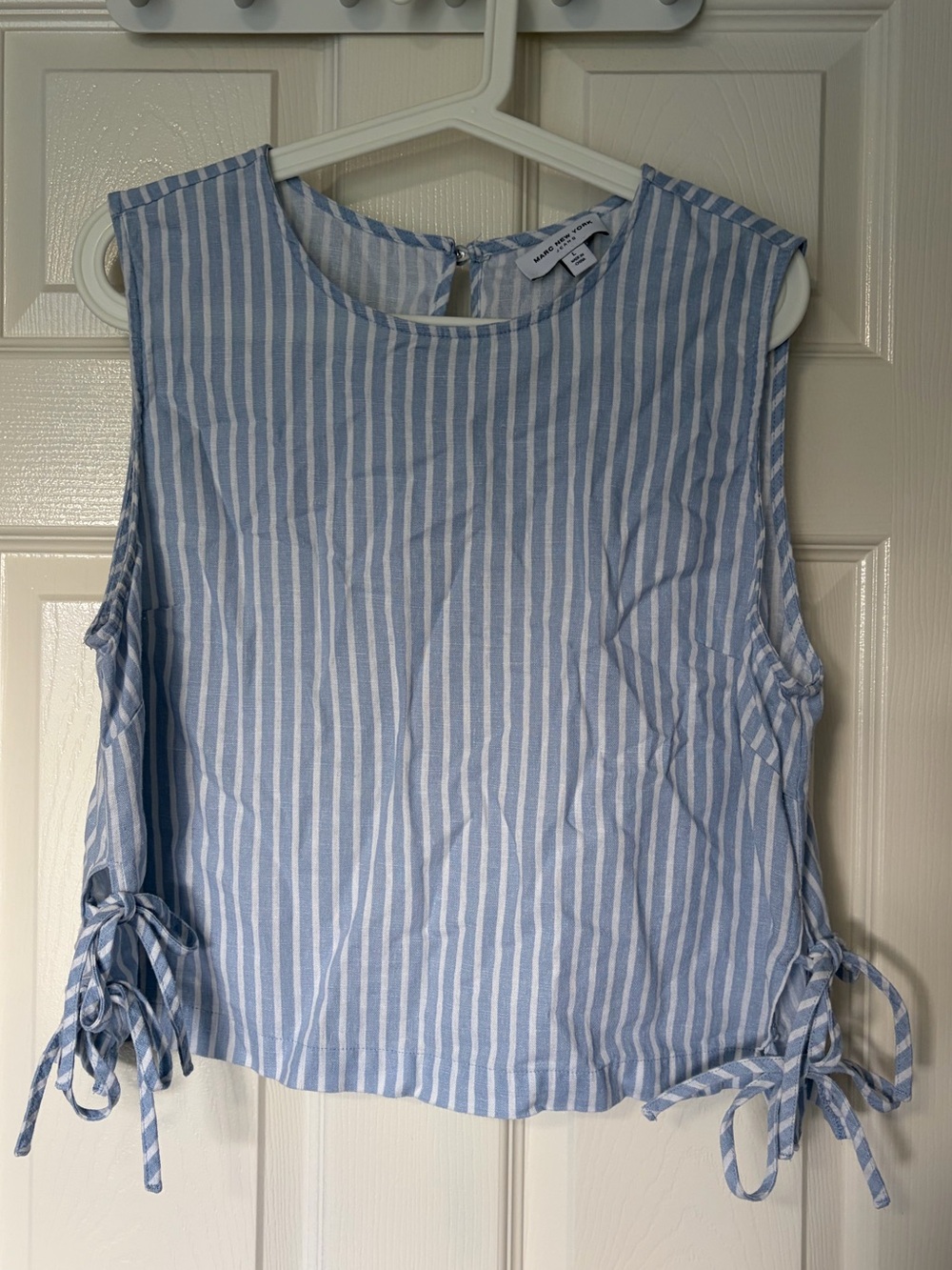 Marc NY linen blend tank - size L